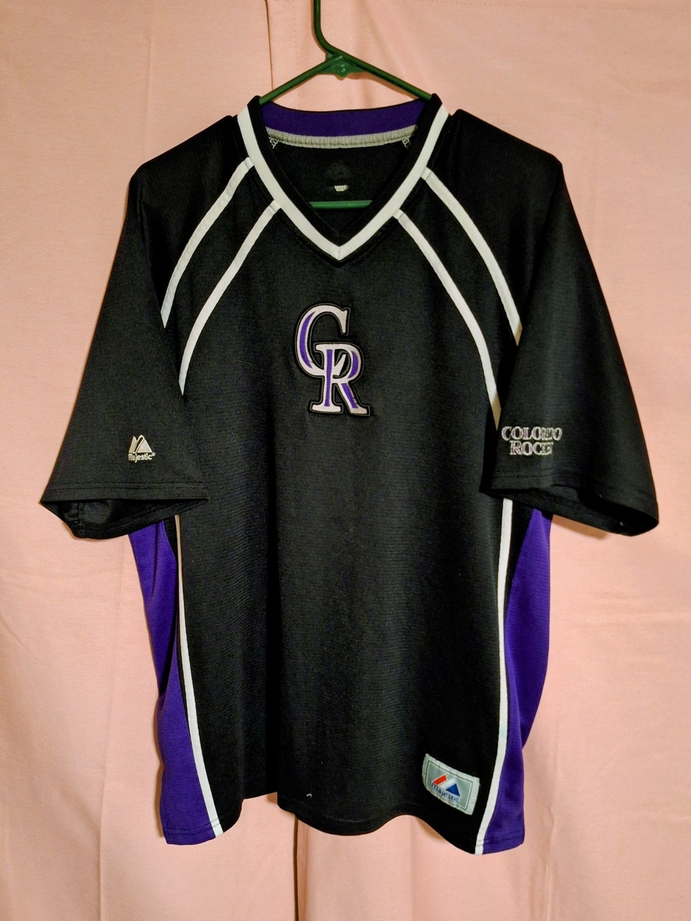 Majestic Colorado Rockies Authentic Collection On-Field Batting Practice Jersey